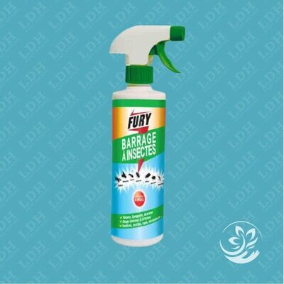 Spray Barrage à Insectes Volants et Rampants - 500 ml - FURY