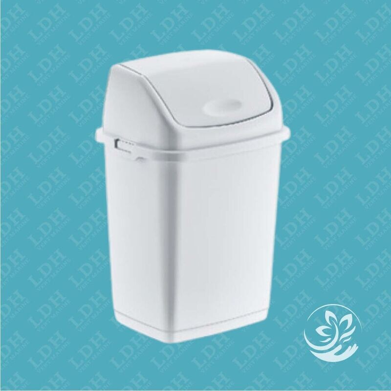Poubelle 35 l avec couvercle basculant