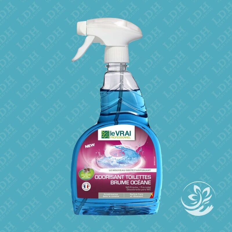 Odorisant toilettes brume ocean– Le Vrai Professionnel 750ml