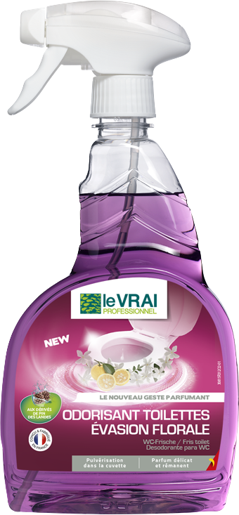 ODORISANT TOILETTES EVASION FLORALE - Le vrai 750ml