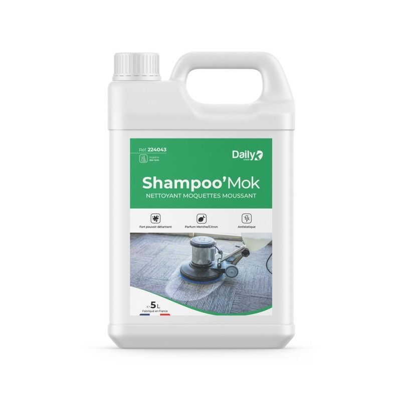 SHAMPOO'MOK Shampoing moquette DAILYK START - Bidon 5L