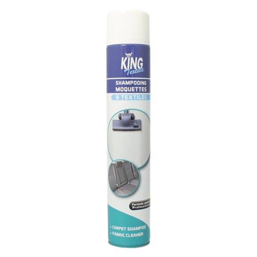 SHAMPOOING MOQUETTE KING - 750 ml - Nettoyage mousse sèche tous textiles