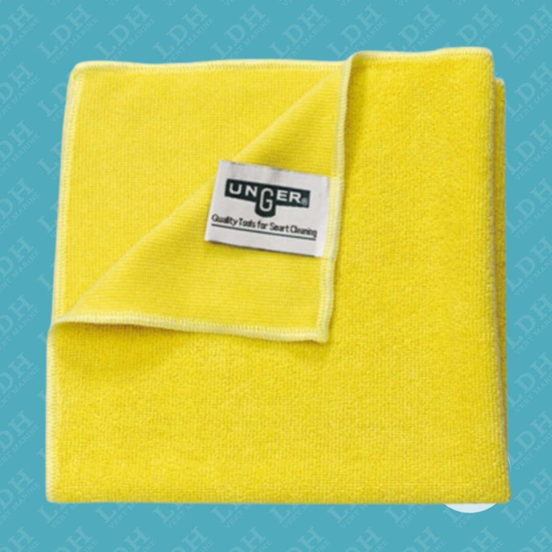 Microfibre Unger jaune Microwipe 2000 - Lot de 10 - MB40J