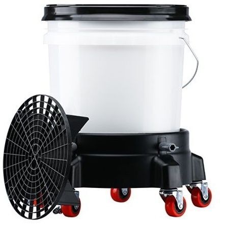 Seau de Lavage Auto avec roulette - idéal pour Un Nettoyage Efficace