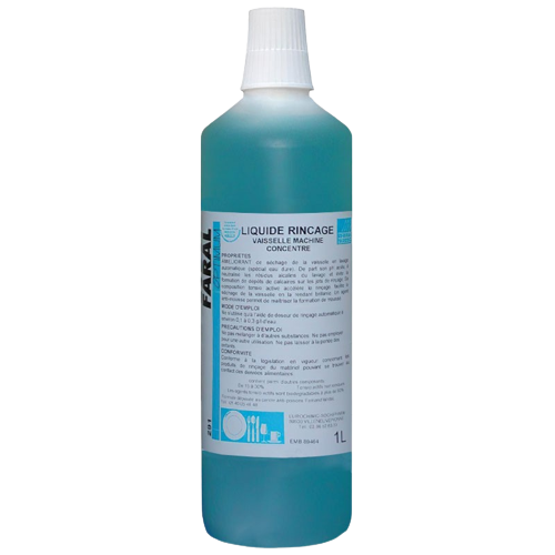 LIQUIDE DE RINÇAGE DE LA VAISSELLE EN MACHINE - Faral 1L