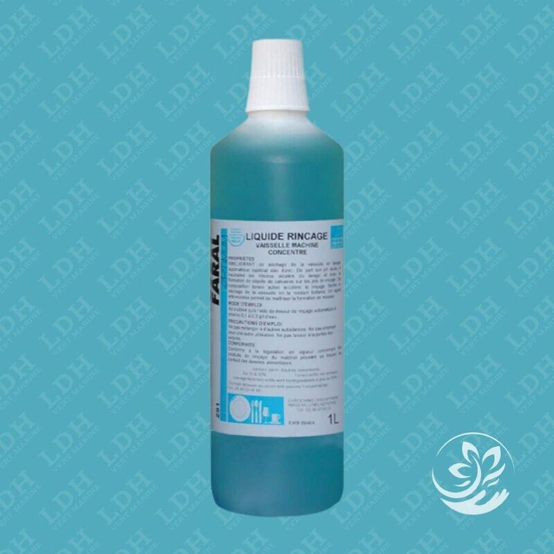 LIQUIDE DE RINÇAGE DE LA VAISSELLE EN MACHINE - Faral 1L
