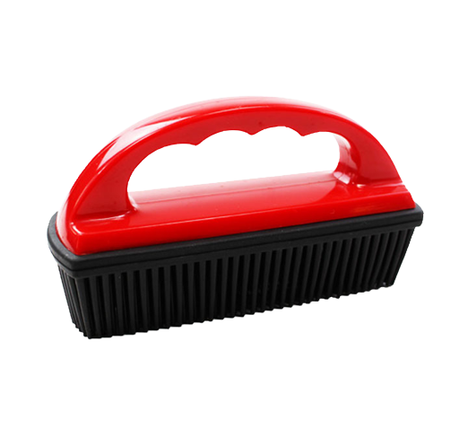 Brosse rouge Anti Poils avec Poignée