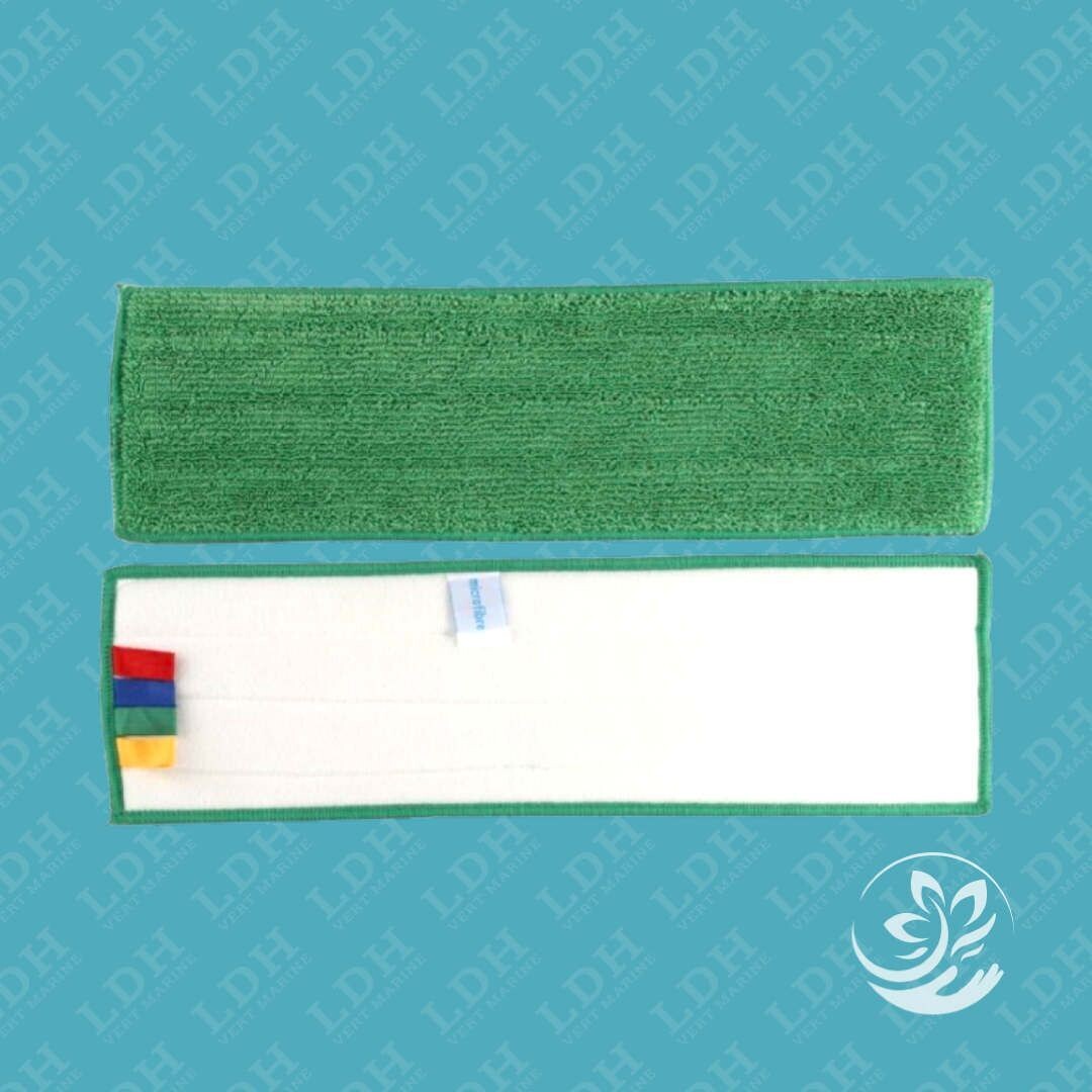 Frange Microfibre Classic Velcro 40cm verte
