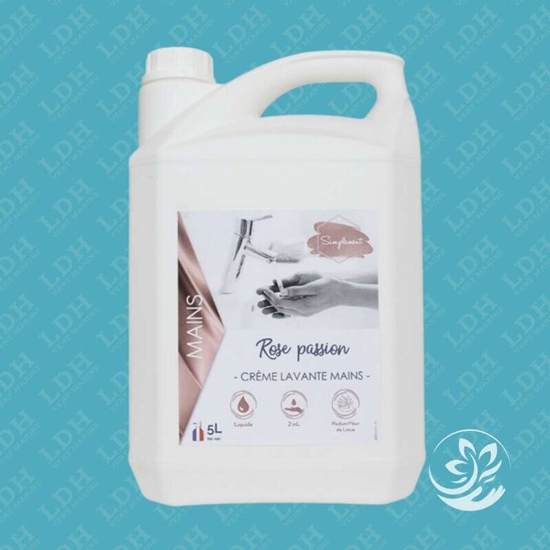 Crème lavante mains douce - Parfum floral - Bidon 5L