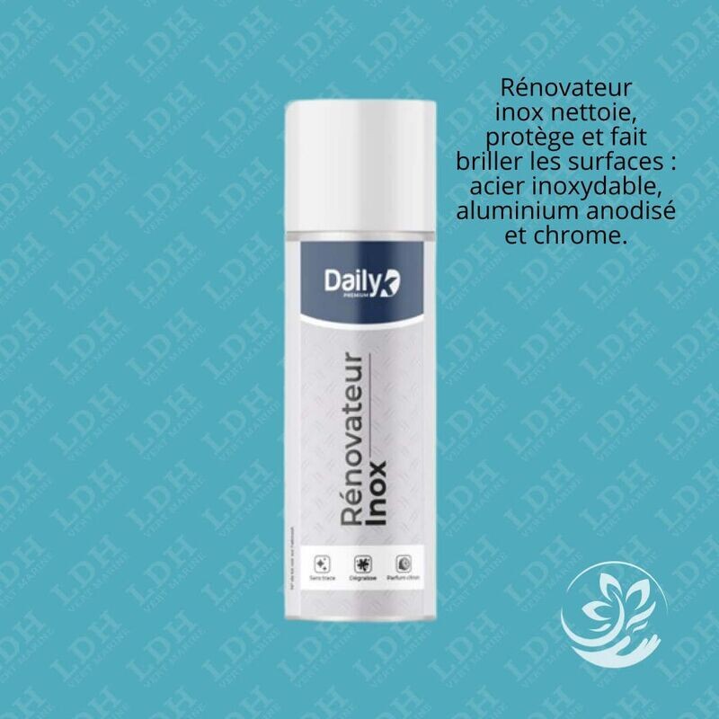 Rénovateur inox parfum citron DAILYK- Aérosol 500ml