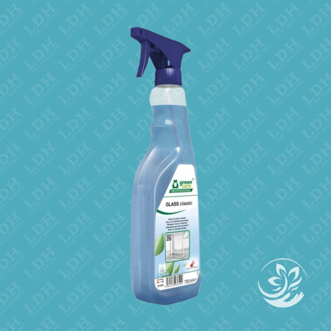 GLASS CLASSIC Nettoyant vitres ECOLABEL - Spray de 750ml