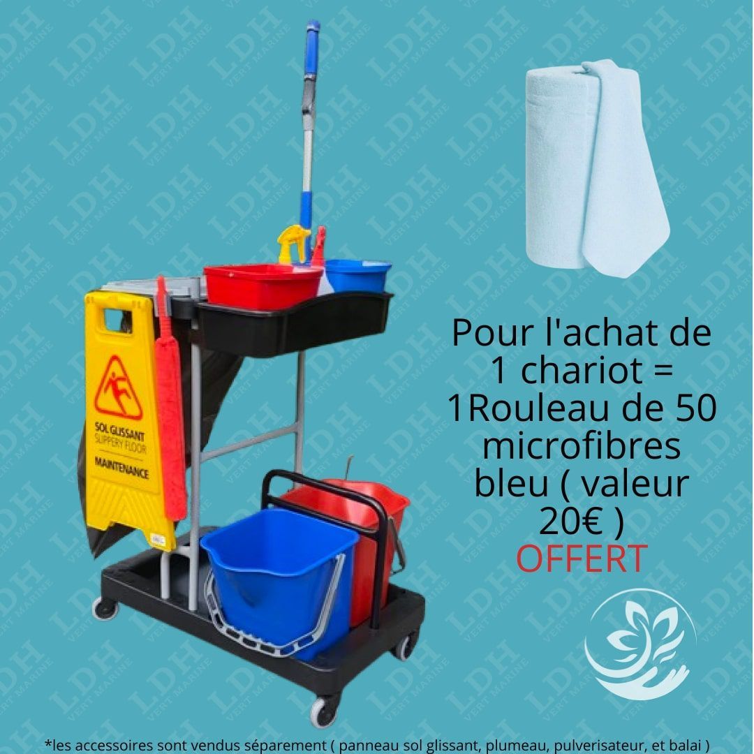 Chariot de lavage menage standard Prenium - porte sac