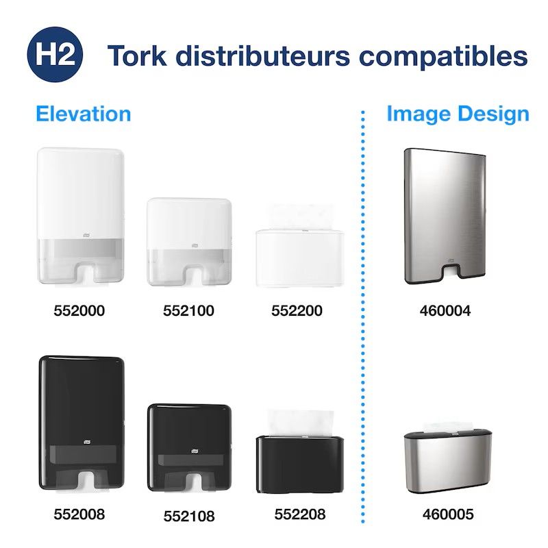 Tork Essuie-mains interfoliés Doux - 100888