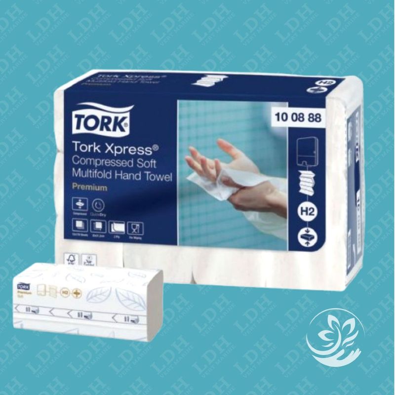 Tork Essuie-mains interfoliés Doux - 100888 Tork Essuie-mains interfoliés Doux - 100888