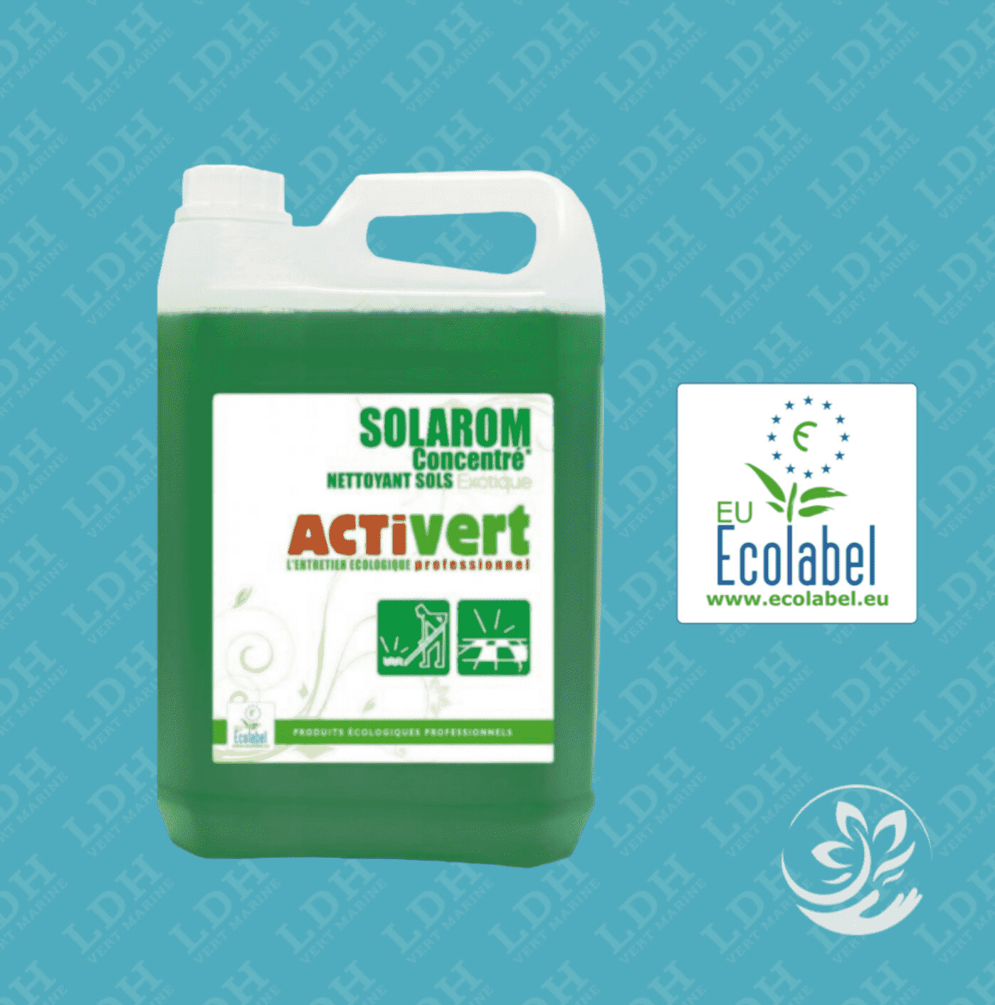 Detergent SOLAROM odorant ecologique concentré - Parfum Exotique 5L