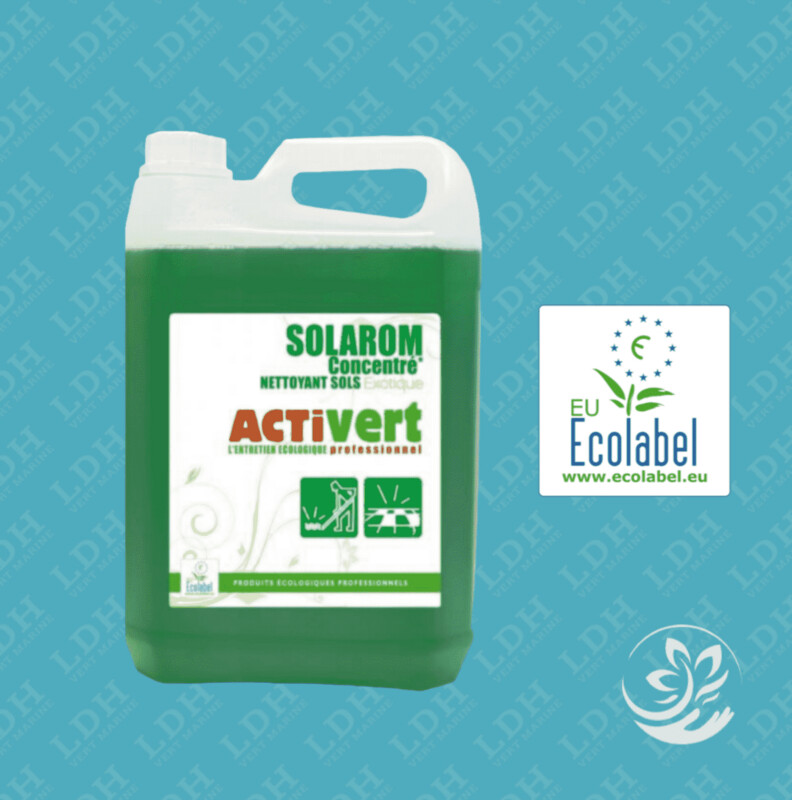 Detergent SOLAROM odorant ecologique concentré - Parfum Exotique 5L Detergent SOLAROM odorant ecologique concentré - Parfum Exotique 5L