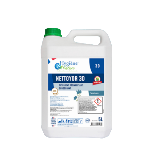 Nettoyant sols et surfaces - 3D Parfum Tendance 5L - Hygiène et nature