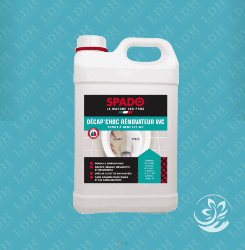 Rénovateur décapeur pour WC Décap'choc - SPADO - 3L
