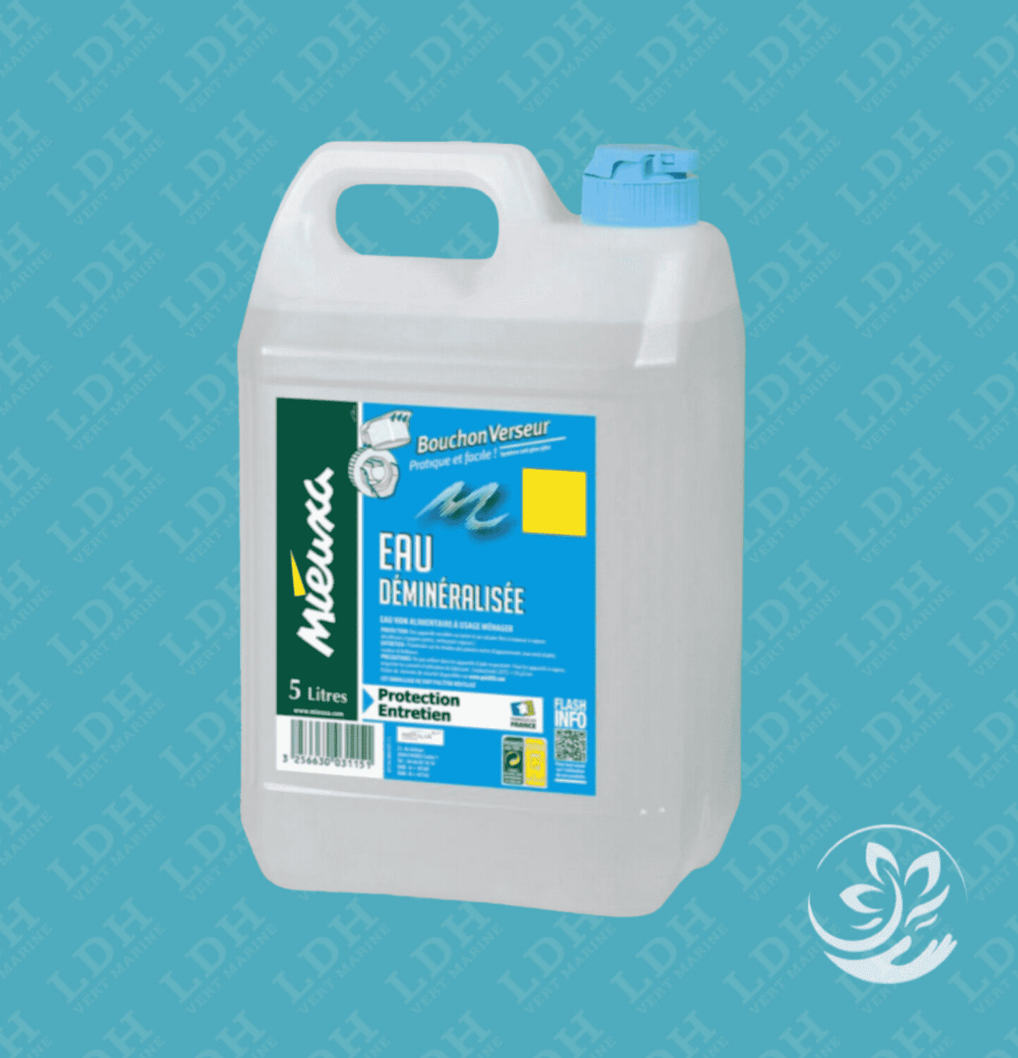 Eau déminéralisée MIEUXA 5L Eau déminéralisée MIEUXA 5L