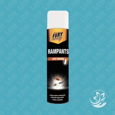 FURY Tous Rampants 400 ml – Aérosol Anti Punaises de Lit, Cafards, Blattes, Fourmis et Puces FURY Tous Rampants 400 ml – Aérosol Anti Punaises de Lit, Cafards, Blattes, Fourmis et Puces
