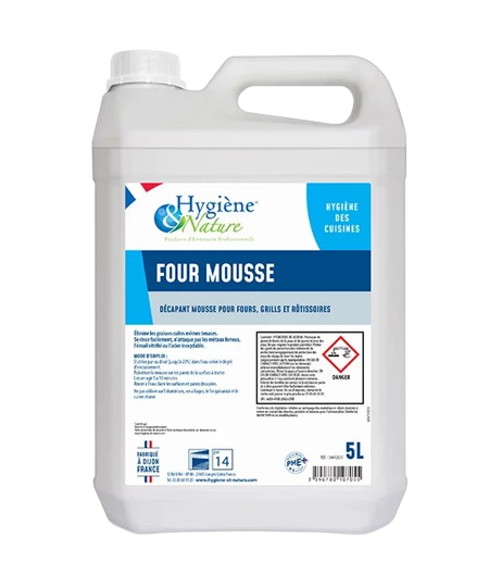 Décapant pour fours, grills et rôtisseurs - FOUR MOUSSE  - 5L