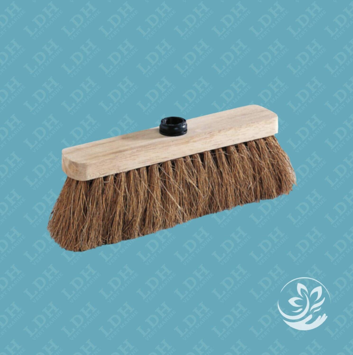 Balai coco monture bois 29 cm douille vis Balai coco monture bois 29 cm douille vis