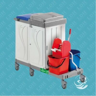 Chariot de ménage et de lavage sécurisé filmop ALPHA 18024 Chariot de ménage et de lavage sécurisé filmop ALPHA 18024