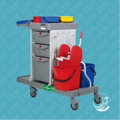 Chariot de Nettoyage Professionnel Multi-Usage Filmop ALPHA 5140 Chariot de Nettoyage Professionnel Multi-Usage Filmop ALPHA 5140