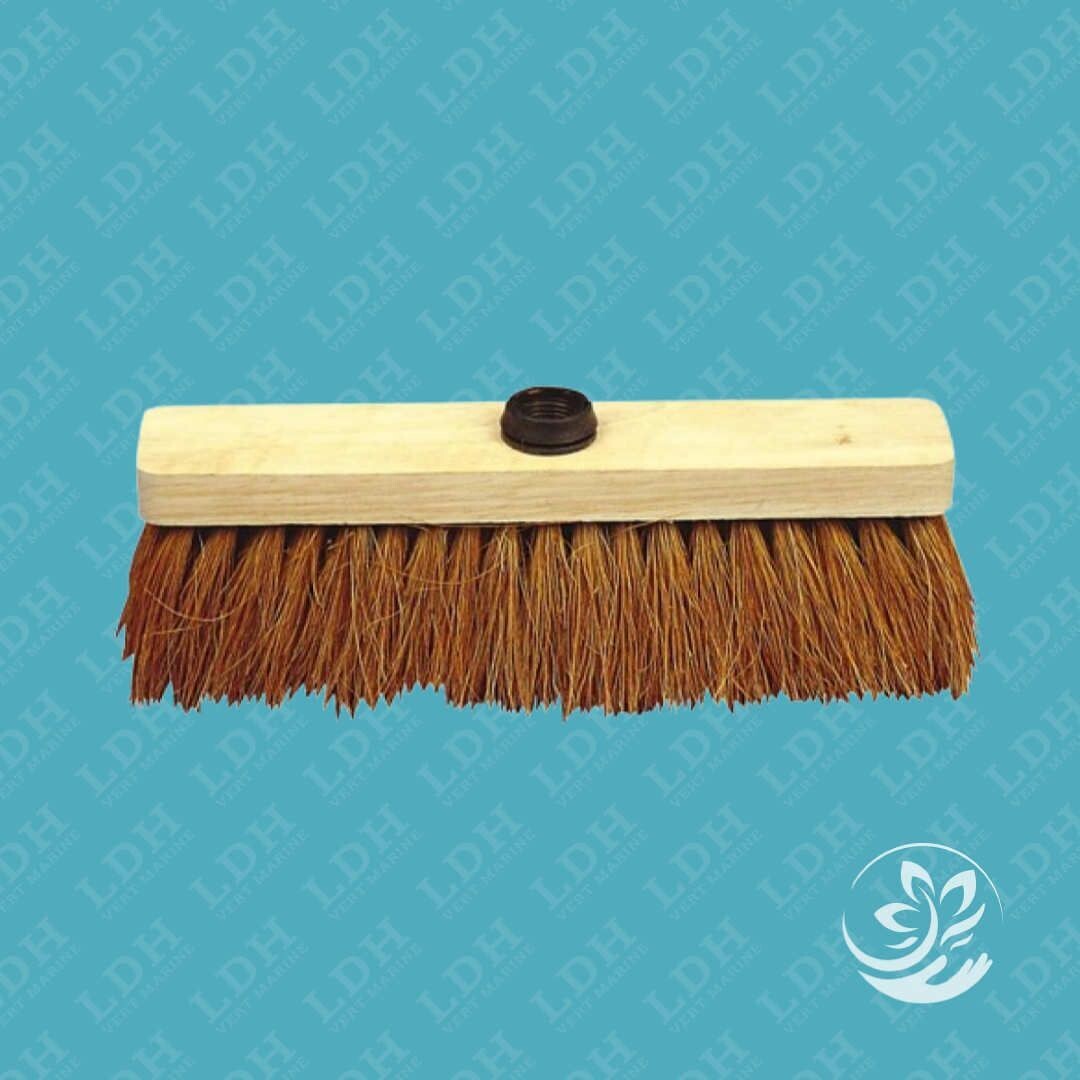 Balai Coco naturel L37,5CM avec douille - 1PC Balai Coco naturel L37,5CM avec douille - 1PC