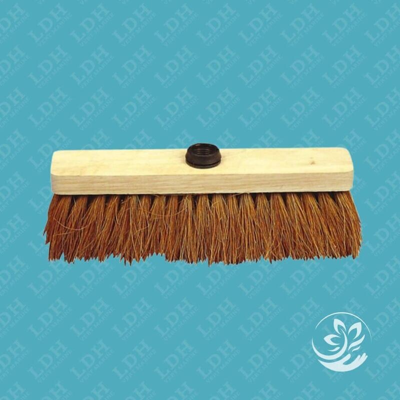 Balai Coco naturel L37,5CM avec douille - 1PC