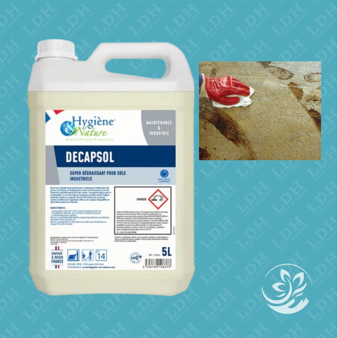 Degraissant industriel DECAPSOL 5 L PH 14 Degraissant industriel DECAPSOL 5 L PH 14