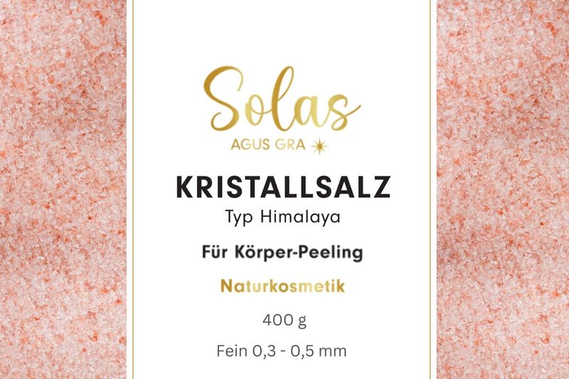 Kristallsalz für Peeling