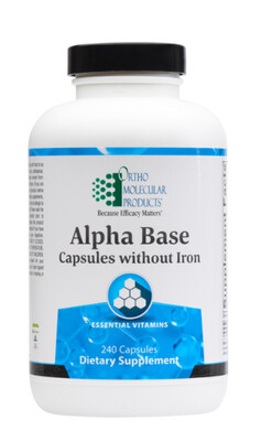 Alpha Base Capsules without Iron b- 240 C