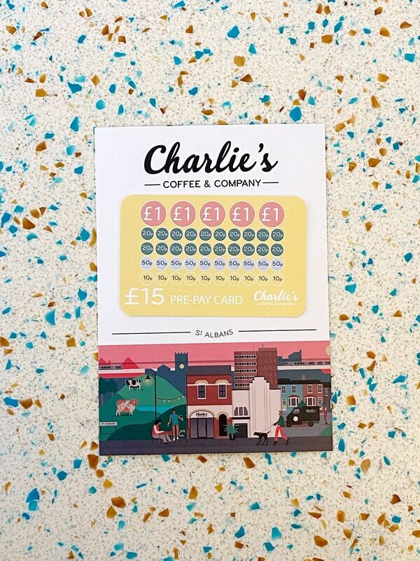 £15 Charlie's Pre-Pay Voucher
