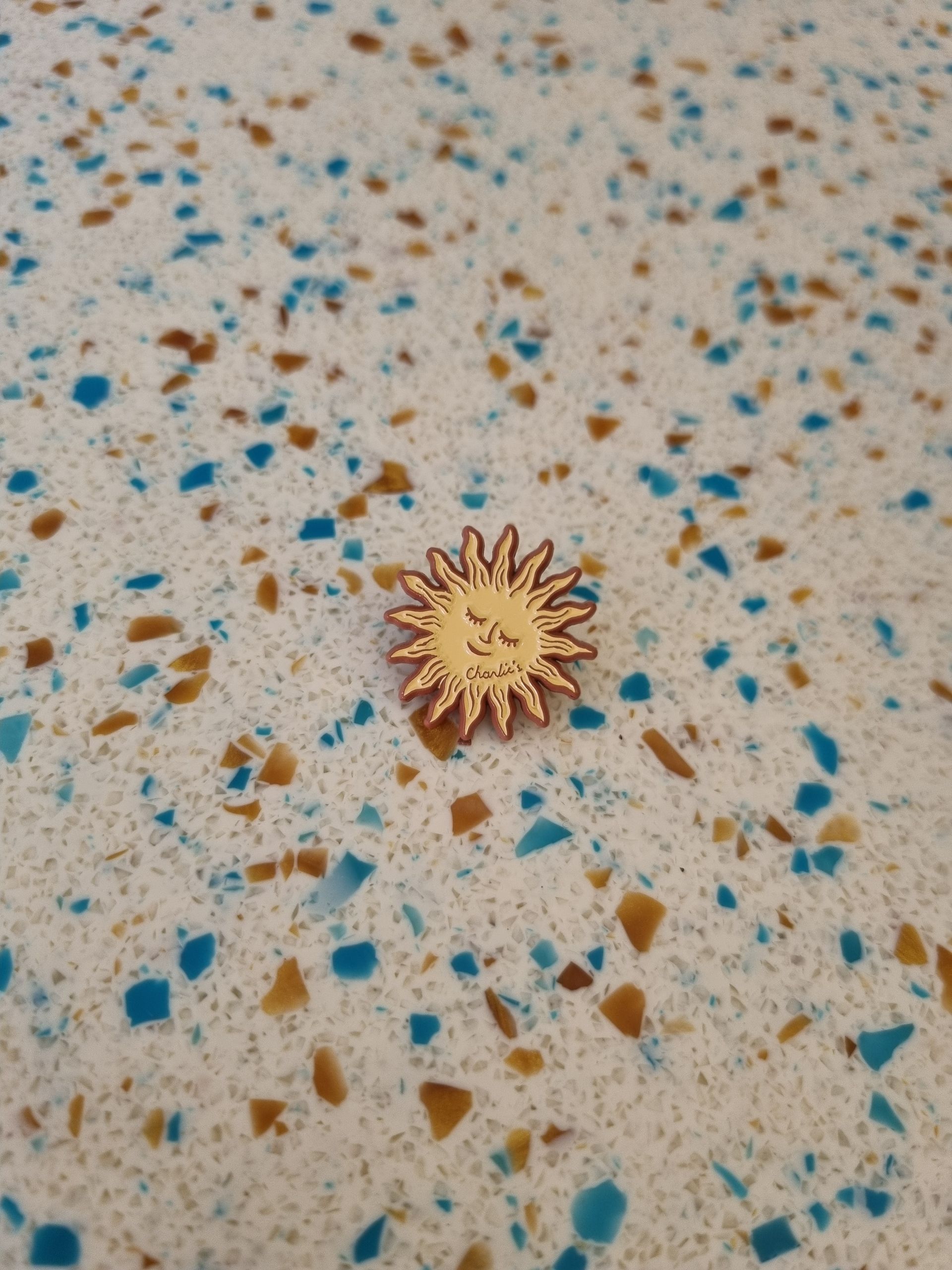 Charlie's Sunshine Pin Badge