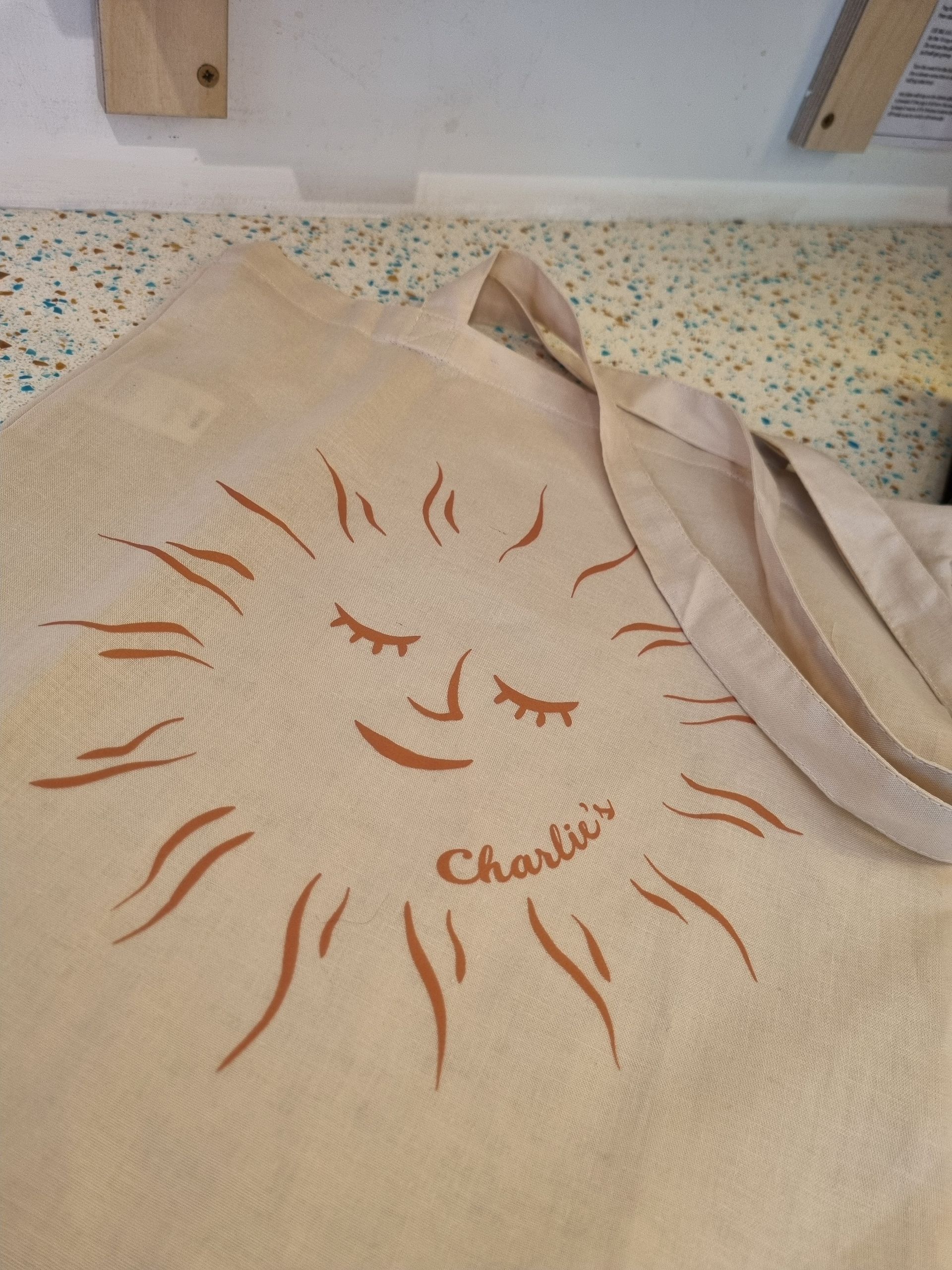 Charlie's Sunshine Tote (Cream)