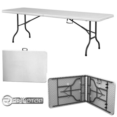 8ft Heavy-Duty Folding Table