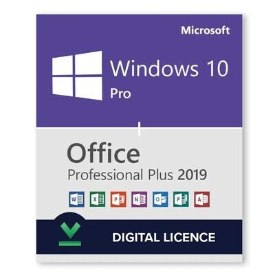 Win10 PRO OEM + Office2019 Professional Plus Keys Pack