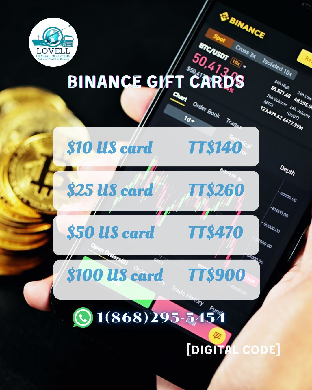Binance Gift Card [Digital Code]