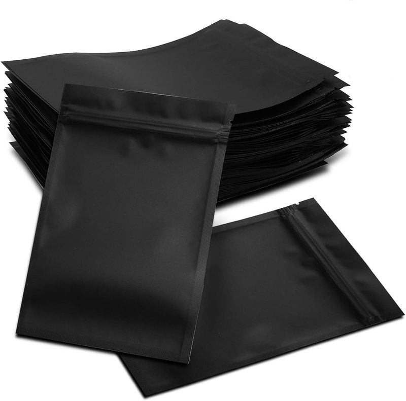 Black Resealable Bags 4x6 Inch