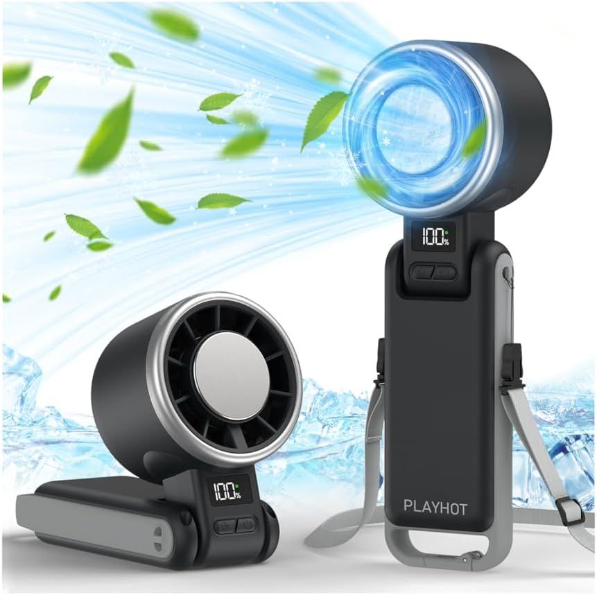 PlayHot Portable Handheld Cooling Fan
