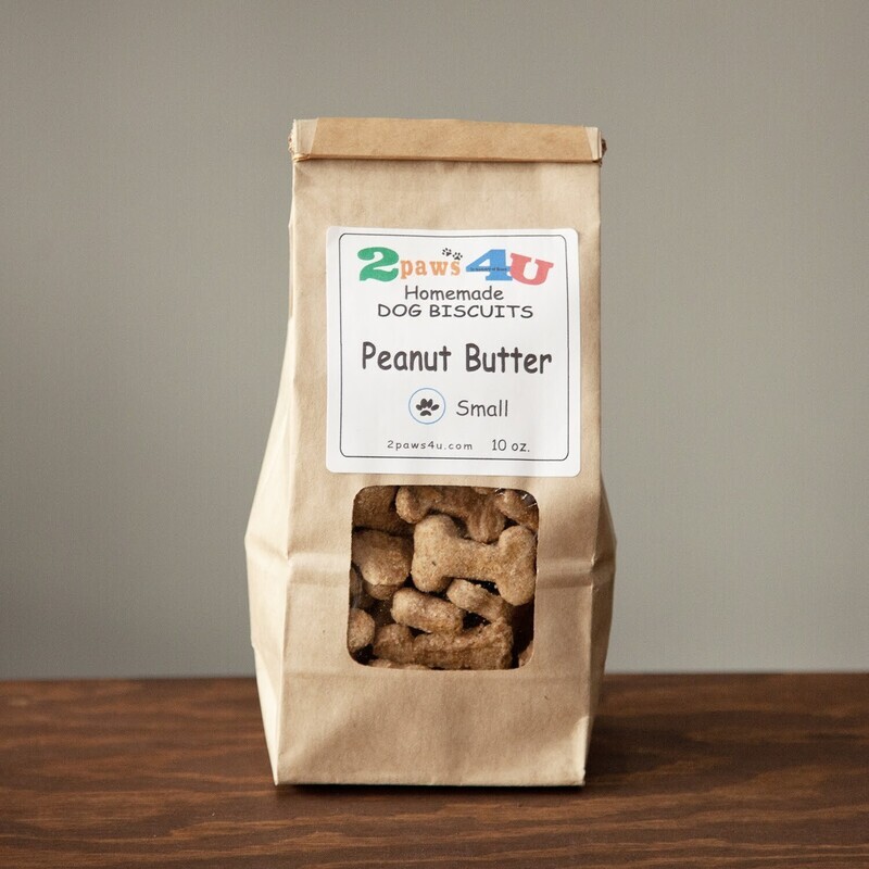 Small or Large Peanut Butter Biscuits Small or Large Peanut Butter Biscuits