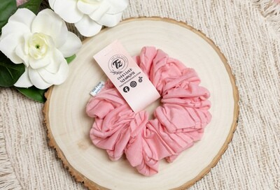 Gum Pink Oversized Scrunchie