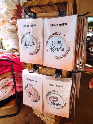 TEAM BRIDE | BRIDE TO BE Pinback Buttons