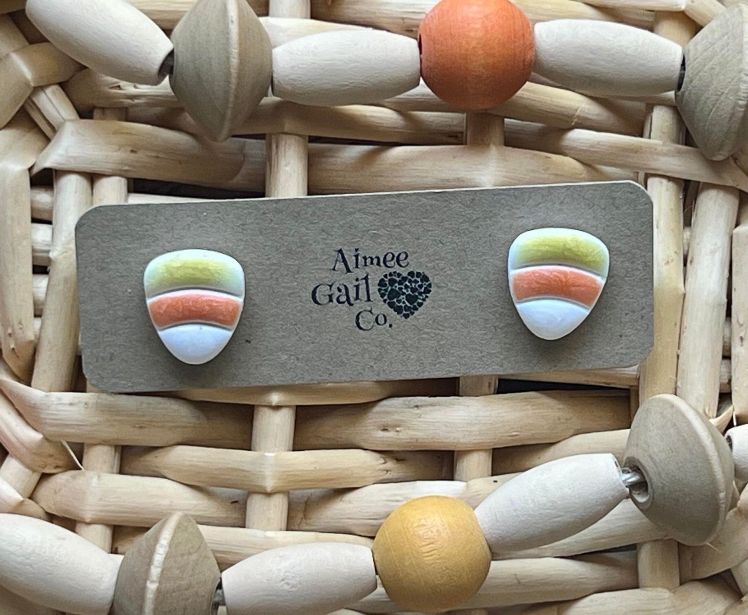 Candy Corn Studs