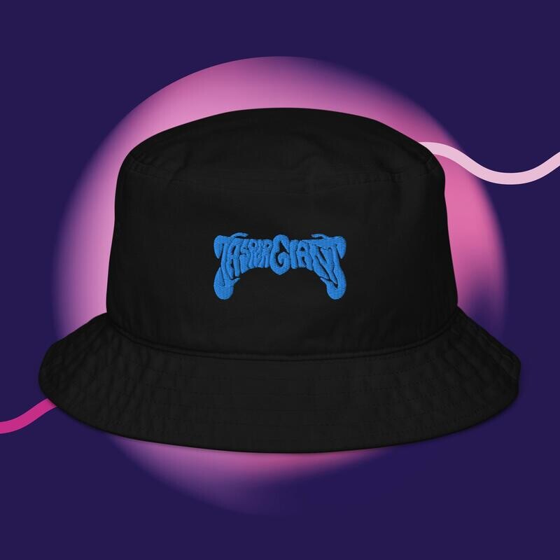 Embroidered Bucket Hat (Duval Black and Teal)