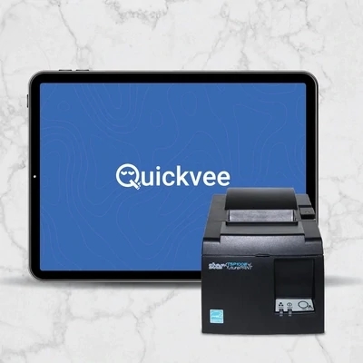 Quickvee Online Ordering Tablet + Receipt Printer