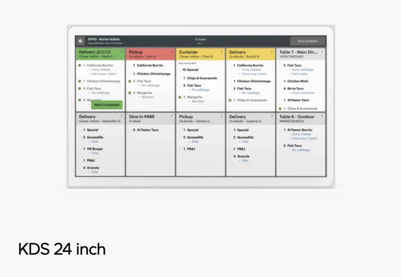 Clover Kitchen Display System 24&quot;