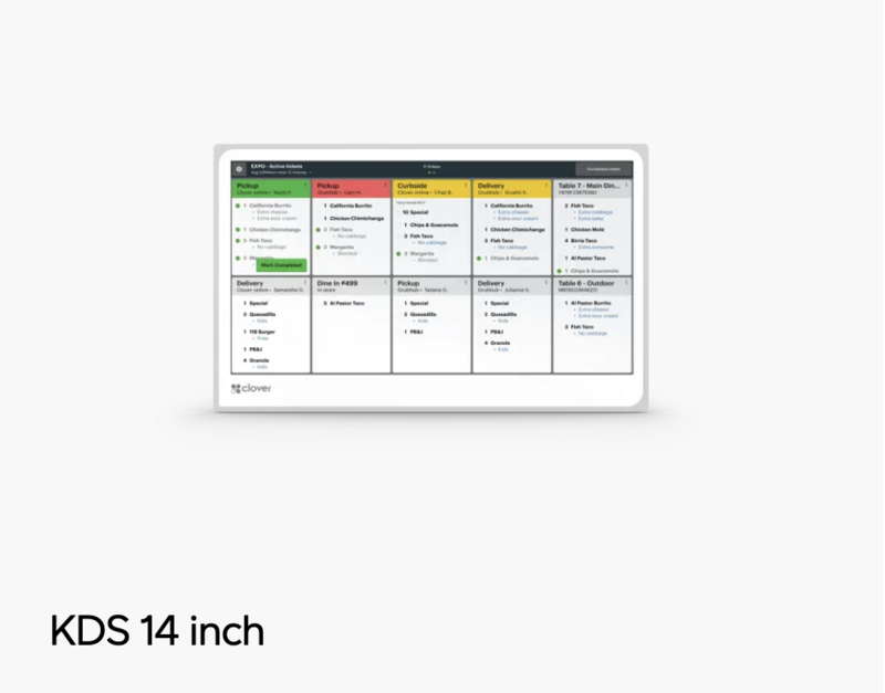 Clover Kitchen Display System 14&quot;