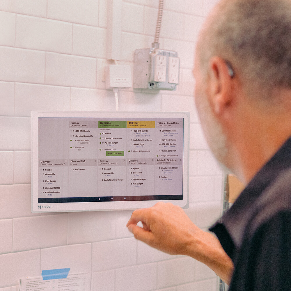 24" Clover Kitchen Display Bundle with Wall Mount Stand